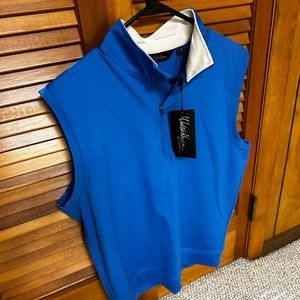 Walter Hagen Golf Vest. Blue Strong Color. Size Small.